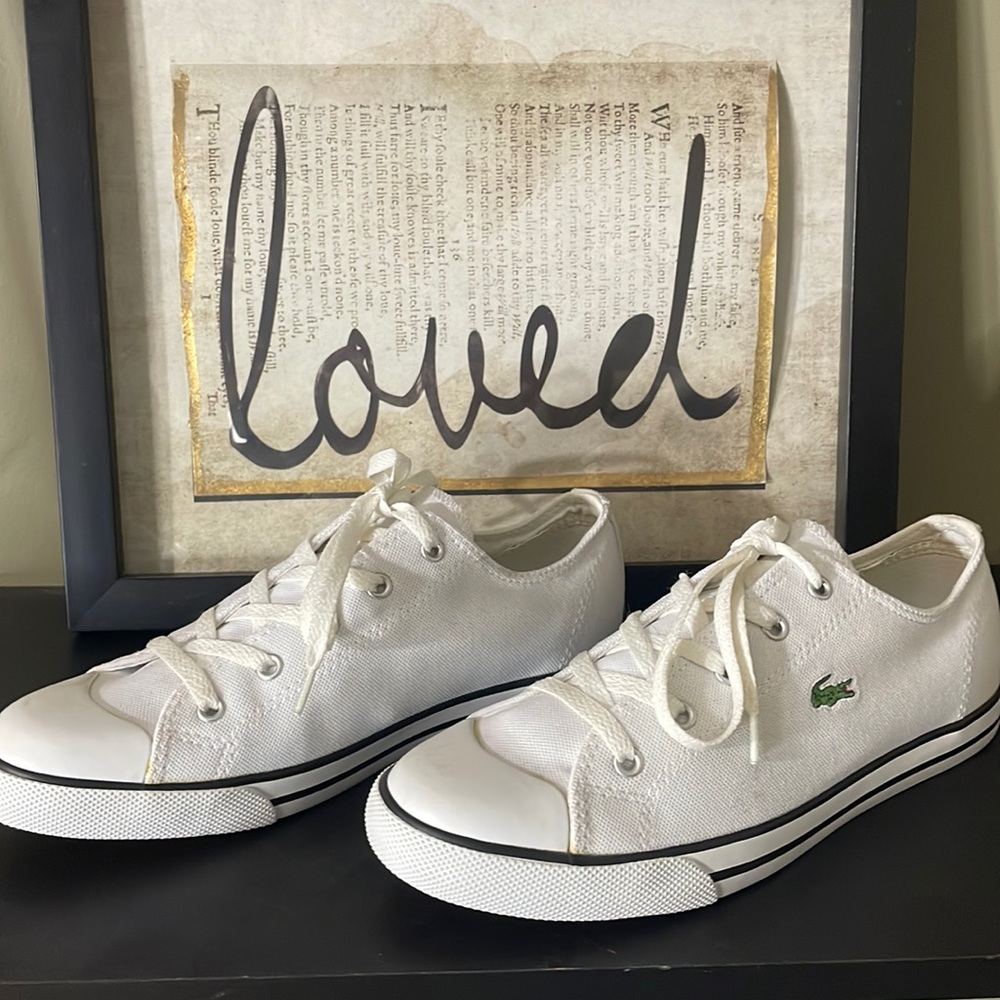 Lacoste canvas classic sneakers